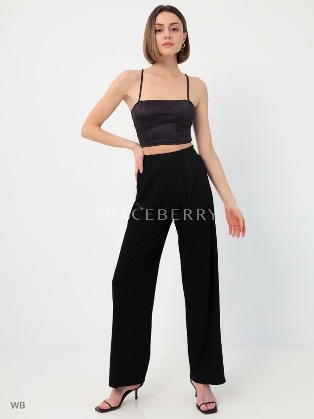 Женские широкие брюки, штаны классика